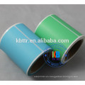 Tipo de papel recubierto de impresión de código de barras de color adhesivo etiqueta de transferencia térmica